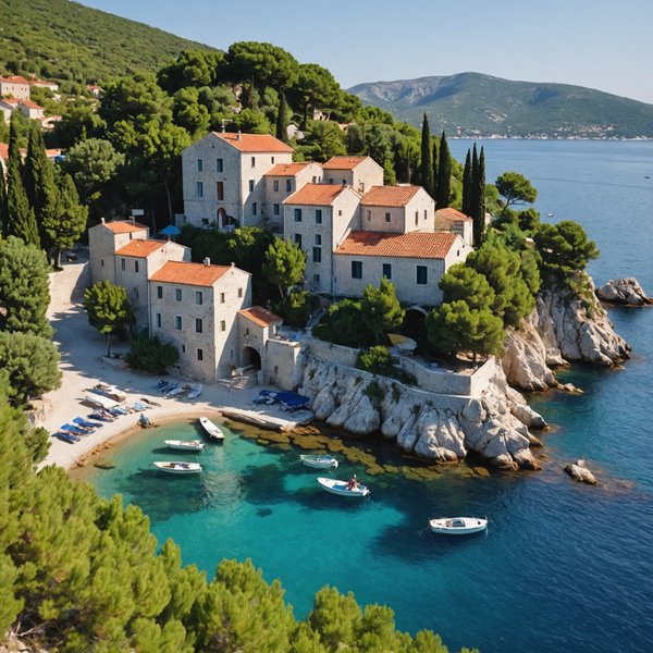 Peut-on trouver une maison de vacances en Croatie avec des ateliers de peinture et des excursions en bateau?